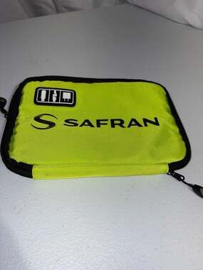 Safran Electronic Accessories Travel Organizer Pouch Bag Lime Green